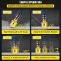 Diamond Drill Bits 4pcs Diamond Hole Saw 25/35/50/68 mm