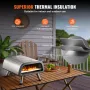 Elektrisk pizza Ovn bordplade Pizza Maker til 12 "Pizza Indoor