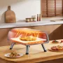 Elektrisk pizza Ovn bordplade Pizza Maker til 12 "Pizza Indoor