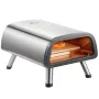 12" Electric Pizza Oven Countertop, Stainless Steel Pizza Maker Machine with Pizza Stone and Spatula, Heats up to 850°F, Multipu