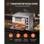 Commercial Countertop Pizza Oven Electric Pizza Oven for 35.6 cm Pizza Indoor
