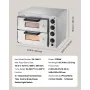 Commercial Countertop Pizza Oven Electric Pizza Oven for 35.6 cm Pizza Indoor