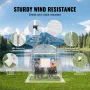 Sports Tent, 2-4 People, Instant Tent Shelter Weatherproof Pod, Outdoor Bubble Clear View Tent, Climate Canopy Shelter for Socce