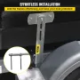 Boat Trailer Guide-ons, 48", 2 PCS Rustproof Steel Trailer Guide ons, Trailer Guides with Carpet-Padded Boards, Mounting Parts I