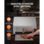 Electric Pizza Oven for Countertops, 12-inch, 1500W, with Temp Control & 0-60 Min Timer, Even Baking Technology & Easy Clean Cru