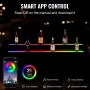 LED oplyst spiritusflaske Display Bar Shelf RF & App Control 48
