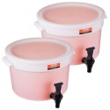Drikkepenser, 3 gallon drikke dispensere til fester, plastik juice dispenser med tappet og låg, is te limonade juice