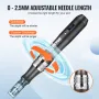 Professional Microneedling Pen, Electric Derma Pen with 20PCS Disposable Cartridges, 6 Variable Speed Skin Care Beauty Device wi