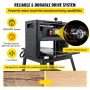 Thickness Planer 330 mm(13-Inch) Benchtop Planer 2000W Wood Planer 8000 rpm Woodworking Planer 10 AMP Wood Planer Foldable 6m/mi