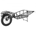 Bike Cargo Trailer, 70 lbs Load Capacity, Heavy-Duty Bicycle Wagon Cart, Compact Storage & Quick Release Structure with