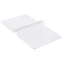 Plastic Table Cover, 42 x 72 Inch 2.0 mm Thick Clear Table Protector, Rectangle PVC Desk Mat, Waterproof & Easy Cleaning Desk Pa