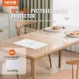 Plastic Table Cover, 16 x 32 Inch 1.5 mm Thick Clear Table Protector, Rectangle PVC Desk Mat, Waterproof & Easy Cleaning Desk Pa