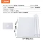 Plastic Table Cover, 16 x 32 Inch 1.5 mm Thick Clear Table Protector, Rectangle PVC Desk Mat, Waterproof & Easy Cleaning Desk Pa