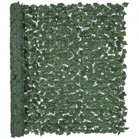 Ivy Privacy Fence, 1500 x 2490 mm Artificial Green Wall Screen, Greenery Ivy Fence with Strengthened Joint, Faux Hedges Vine