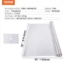 PVC Tabel Protector 36x60 tommer Frostet Plastic Desk Protector