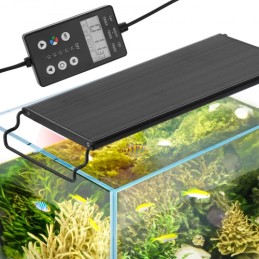 Fuldt spektrum Aquarium Light & LCD Monitor til 12 "-18" Freshwater Tank 14W