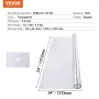PVC Tabel Protector 54x54 tommer Clear Plastic Desk Protector