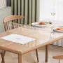 PVC Tabel Protector 40x80 tommer Clear Plastic Desk Protector