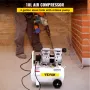 Luftkompressor, 18L/4 gallon luftkompressortank, 1,1 HK 850W