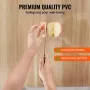 Plastic Table Cover, 42 x 96 Inch 1.5 mm Thick Clear Table Protector, Rectangle PVC Desk Mat, Waterproof & Easy Cleaning Desk Pa