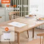 Plastic Table Cover, 40 x 60 Inch 1.5 mm Thick Clear Table Protector, Rectangle PVC Desk Mat, Waterproof & Easy Cleaning Desk Pa