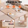 Plastic Table Cover, 40 x 60 Inch 2.0 mm Thick Clear Table Protector, Rectangle PVC Desk Mat, Waterproof & Easy Cleaning Desk Pa