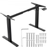 Electric Standing Desk Frame Adjustable 70-117 cm H Stand Workstation