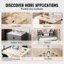 PVC Tabel Protector 36x48 Inch Clear Plastic Desk Protector 1,5