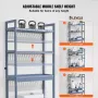 Over the Toilet Storage, 3-Tier Adjustable Over Toilet Bathroom Organizer, Bamboo Storage Shelf Rack with 3 Hooks, Freestanding 