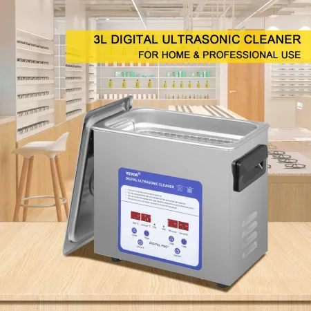 Digital Ultrasonic Cleaner 3L Ultrasonic Cleaning Machine 40kHz Sonic Cleaner Machine 316 & 304 Stainless Steel Ultrasonic Clean