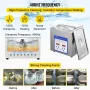 Digital Ultrasonic Cleaner 3L Ultrasonic Cleaning Machine 40KHz