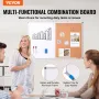 36 "X 24" Whiteboard & Cork Board Combo med aluminiumsramme til