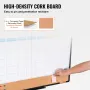 36 "X24" Månedlig kalender tavle & Cork Board Combo med