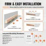 Fireplace Mantel, 72" x 8" x 5", 50 lbs Weight Capacity, Natural Wood Mantel for Over Fireplace, Wall Mounted Floating Farmhouse