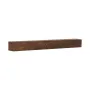 Pejs mantel træ hylde flydende rustik mantel hylde 60 "naturlig