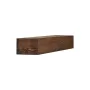 Pejs mantel træ hylde flydende rustik mantel hylde 60 "naturlig