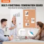 48 "X 36" Whiteboard & Cork Board Combo med aluminiumsramme til
