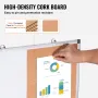 24 "X 18" Whiteboard & Cork Board Combo med aluminiumsramme til