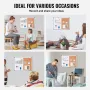 24 "X 18" Whiteboard & Cork Board Combo med aluminiumsramme til