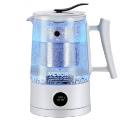 Hydrogen Water Pitcher Generator, 1.5 L / 52.8 oz Large Capacity Hydrogen Generator Water Kettle, SPE and PEM Technology,