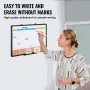 24 "X18" Månedlig kalender Whiteboard & Cork Board Combo med