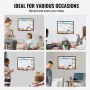24 "X18" Månedlig kalender Whiteboard & Cork Board Combo med