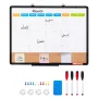 24 "X18" Månedlig kalender Whiteboard & Cork Board Combo med
