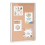 36"x24" Enclosed Cork Board with Aluminum Frame – Lockable Bulletin Board with Acrylic Door & 2 Keys – Weather-Resistant Wall Di