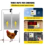Automatisk kyllinge -coop -dør, timer og let sensor
