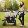 Dobbelt klapvogn sammenfoldelig letvægts Twin Tandem klapvogn