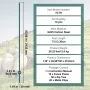 7 Feet Fence Post, 10 Pack U-Channel Heavy Duty Metal Fence Posts, Sturdy Steel Fence Stakes for Garden Yard, Lawn, Farms and Ou