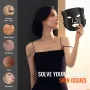 Red Light Therapy for Face, Red Light Therapy Mask with 3 Wavelengths and 3 Intensity Levels, LED Face Mask Light Therapy, Porta