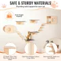 Wall Mounted Cat Shelves, Cat Wall Shelves and Perches with Jumping Boards, Cat Beds, Hammocks & Cat Tree, Cat Furniture and She