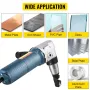 Electric Metal Nibbler 625W Nibbler Metal Cutter 1000RPM High Speed Rotor Metal Nibbler 110V w Replaced Blades Storage Case Shee